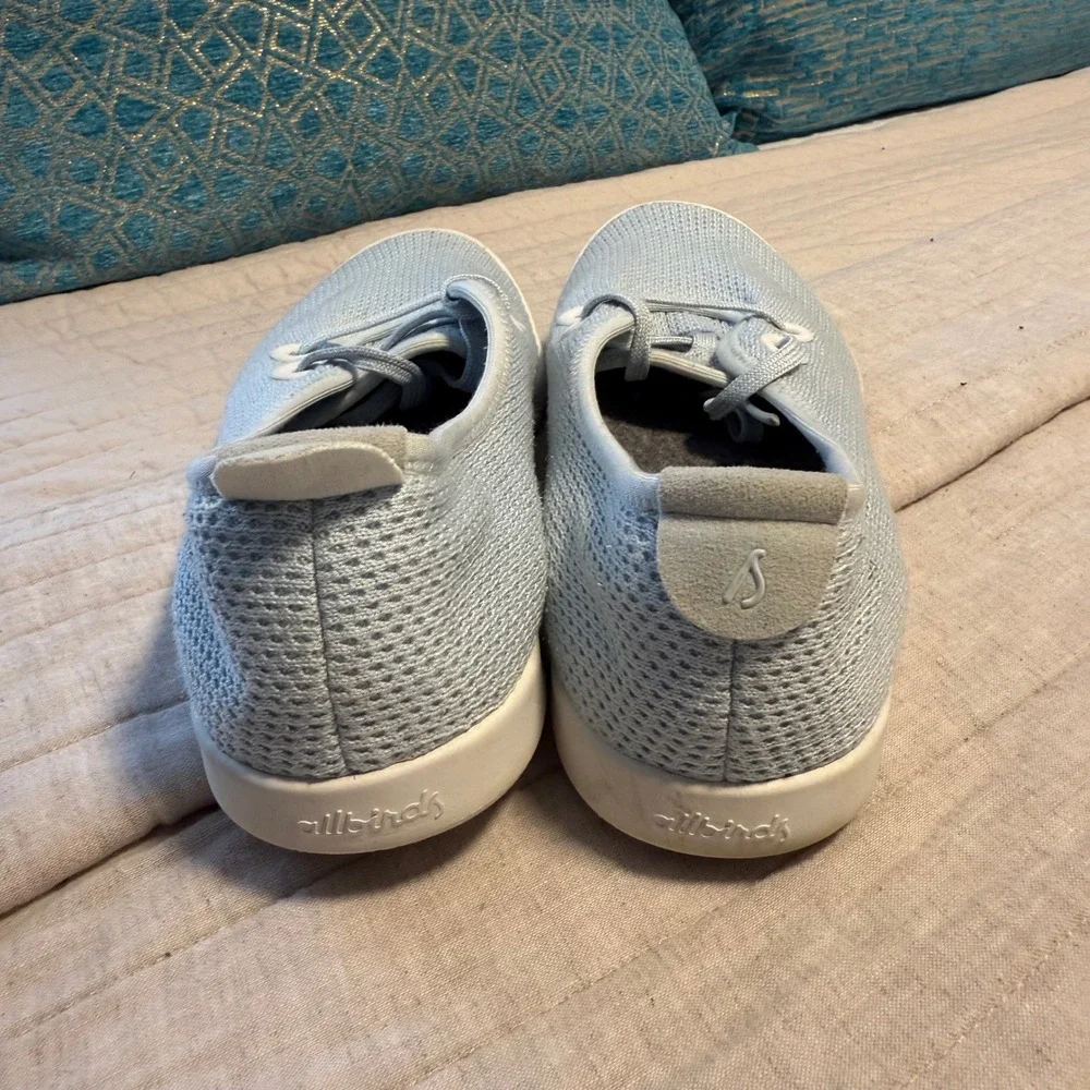 AllBirds‎ Tree Skippers Sneakers Tennis Shoes Boat Trackers Modern Light Blue 10